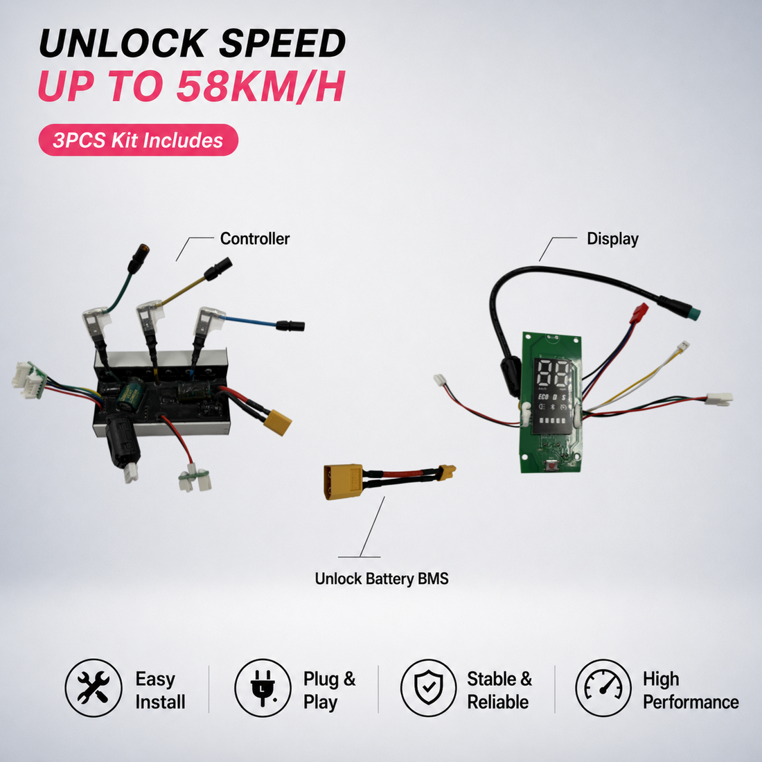 Speed Unlock Controller for Xiaomi 4 Lite (2nd Gen) | Plug & Play