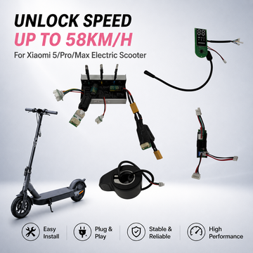 Unlock Speed to 55km/h for Xiaomi 5 / Pro / Max | Easy Install Controller Kit
